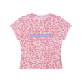Leo Print baby tee